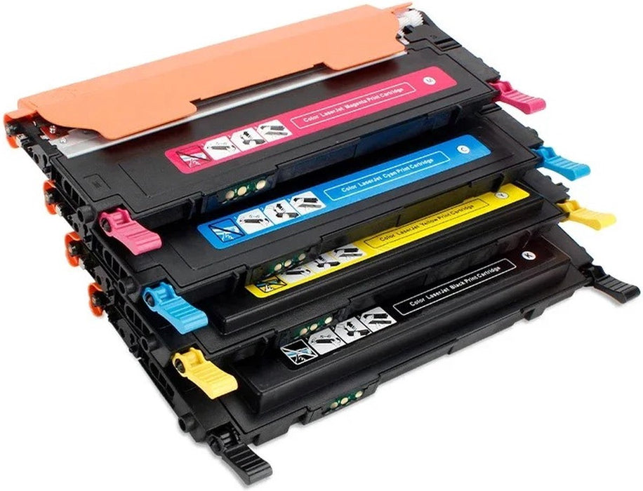 Multipack van 4 huismerk toners geschikt voor Samsung CLT-404S – zwart, cyaan, magenta en geel