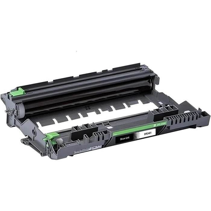 Huismerk Brother DR2401 BK(W/B) drum unit – compatibel met Brother DCP‑L2512D, HL‑L2352DW en MFC‑L2752DW printers.