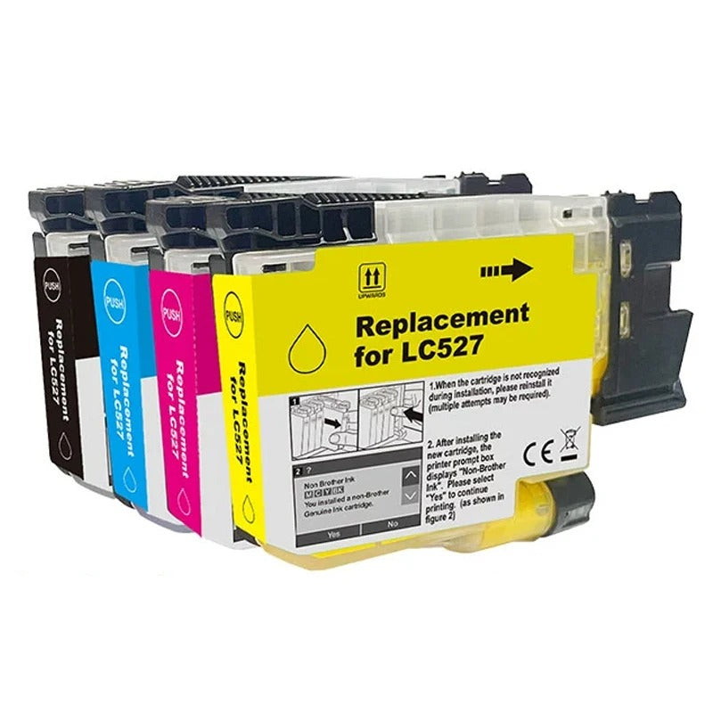 Huismerk Brother LC-527 multipack inktcartridges – complete set zwart, cyaan, magenta en geel