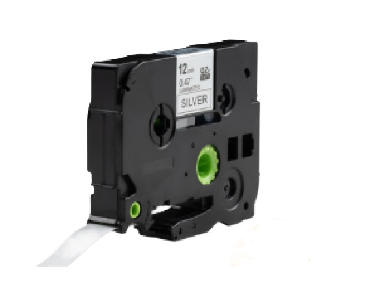 Huismerk label tape voor Brother TZe-931  Zwart op Zilver