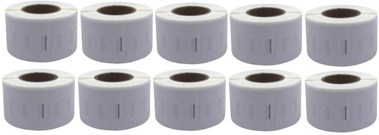 Huismerk labeltape Dymo 99010 10 stuks Wit