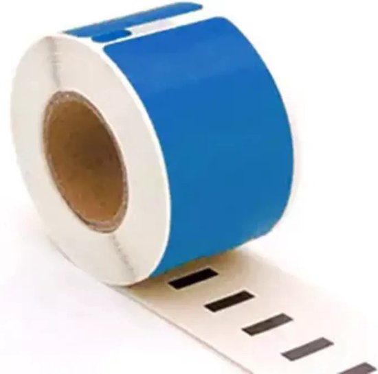 Huismerk label tape voor Dymo 9012 blauw