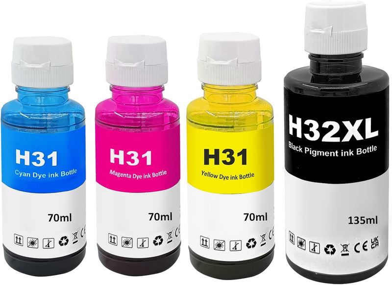 Huismerk HP 31/32XL Navulinkt Multipack - Inktkenners