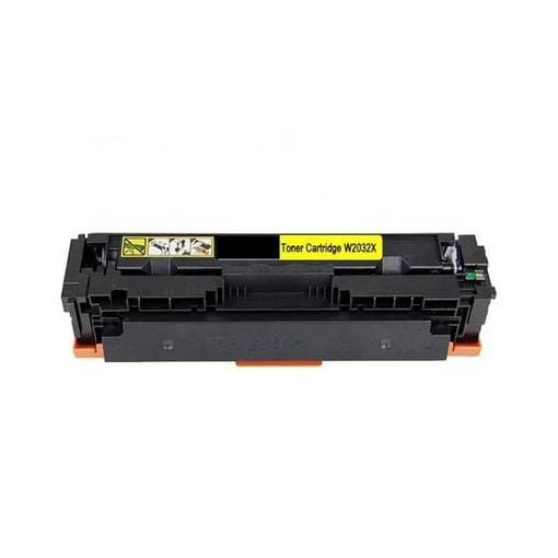 Huismerk HP 415X (met chip) Toner Geel - Inktkenners