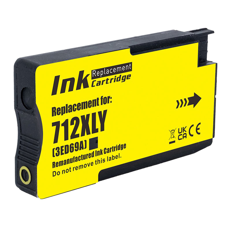 HP Inkt Cartridge Geel - 712 / 712XL - Inktkenners Huismerk