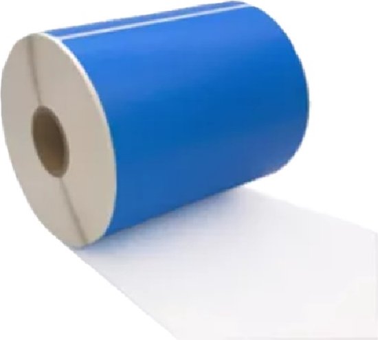 Huismerk Label Tape voor Zebra 800264-605 blauw