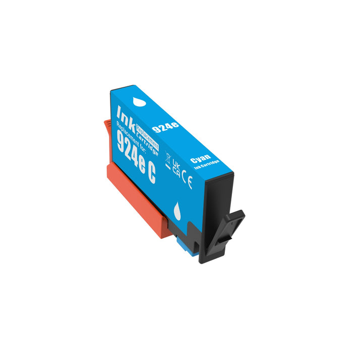 Huismerk HP 924XL Cyaan Inktcartridge – Compatibel met HP OfficeJet 9010-serie – Levendige kleuren & scherpe afdrukken.