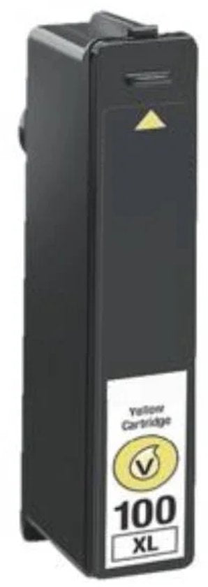 Huismerk Lexmark 100XL Geel Inktcartridge – Compatibel met Lexmark Pinnacle Pro901, Interact S605 – Heldere kleuren & langdurige prestaties.