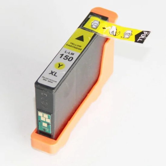 Huismerk Lexmark 150XL Geel Inktcartridge – Compatibel met Lexmark Pro715, S515 – Heldere kleuren & langdurige prestaties.