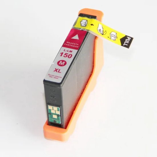 Huismerk Lexmark 150XL Magenta Inktcartridge – Compatibel met Lexmark Pro715, S515 – Diepe roodtinten & consistente afdrukkwaliteit.