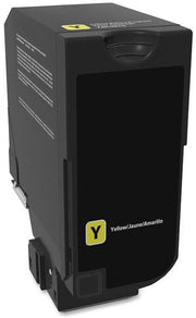 Huismerk Lexmark 74C2 Geel Toner – Compatibel met Lexmark CS720, CX725 – Heldere kleuren & langdurige prestaties.